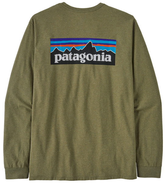 Patagonia M's L/S P-6 Logo Responsibili-Tee Shirt BUGR