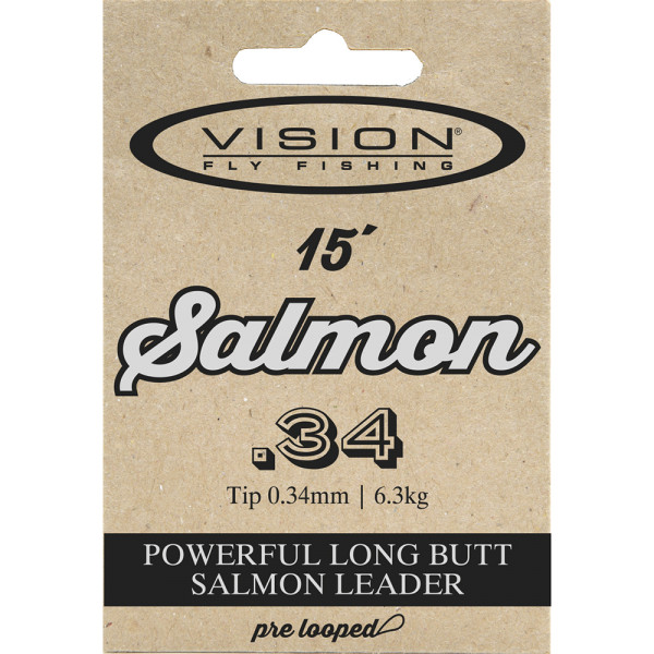 Vision Tapered Leader Salmon 15 ft