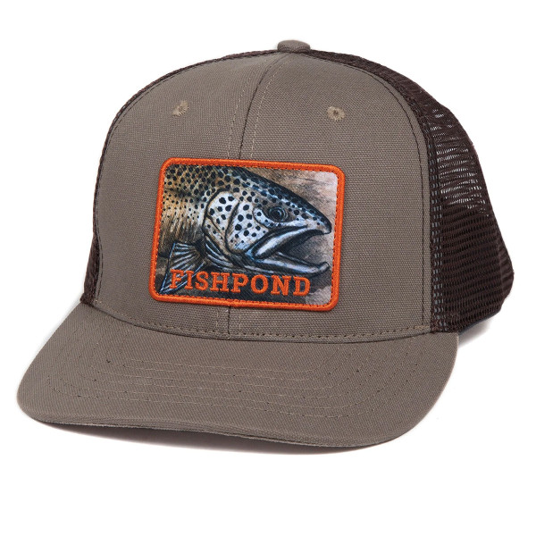 Fishpond Slab Trucker Hat Cap Kappe sandstone/brown