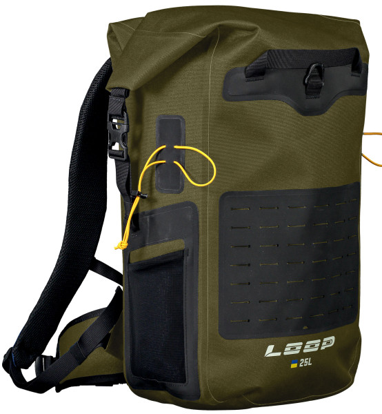 Loop Dry Backpack 25L Roll-Top Rucksack spruce green