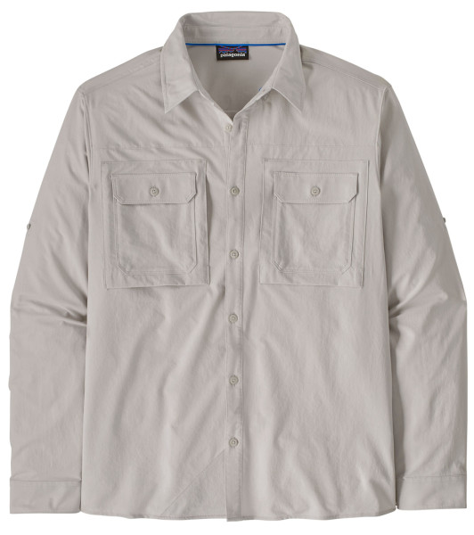 Patagonia Longsleeve Self Guided Sun Shirt UPF40 UV Schutz CRGY UV Schutz und Bugstopper Bekleidung adh fishing