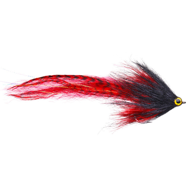 Superflies Hechtfliege - Predator Brush red black