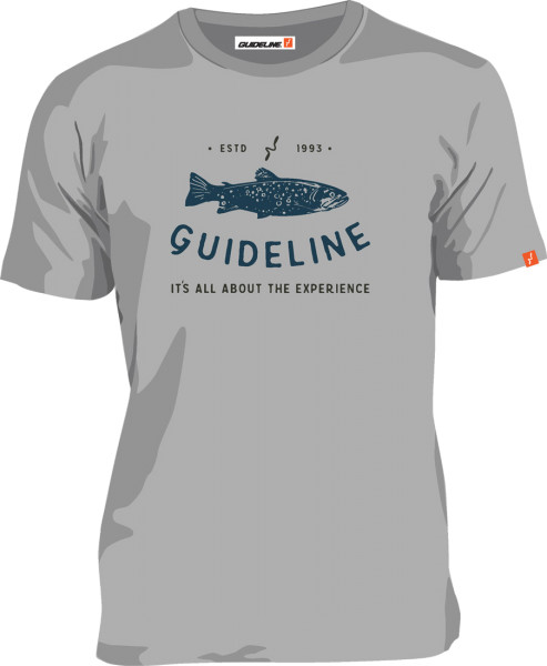 Guideline The Trout ECO Tee T-Shirt grey melange