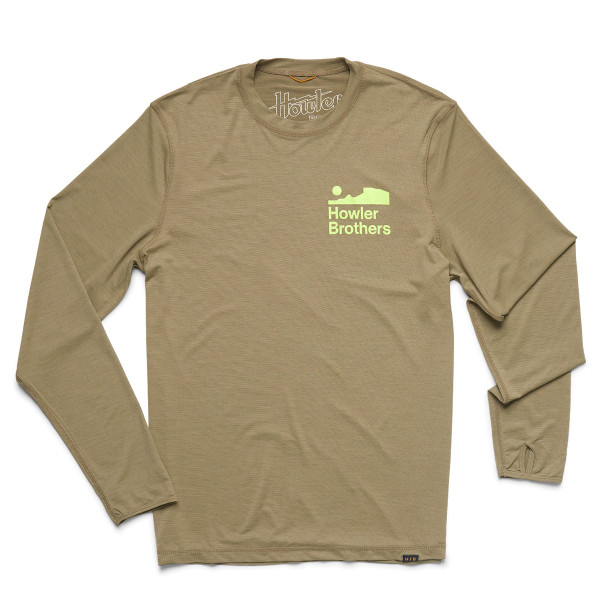 Howler Brothers HB Tech T Sunshade Sonnenschutz Longsleeve - faded olive