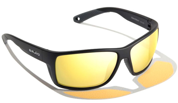 Bajio Polarisationsbrille Bales Beach - Black Matte (Yellow Glass)