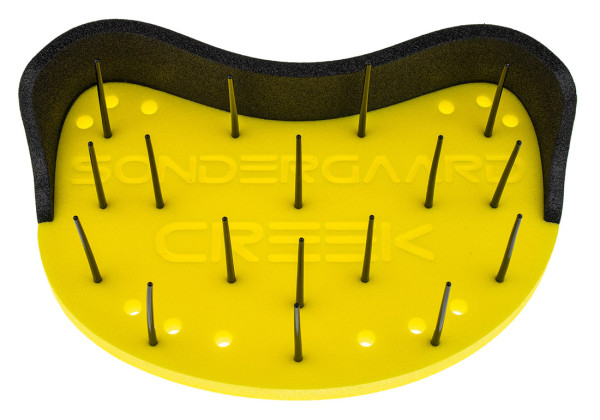 Sondergaard Schnurkorb Creek Stripping Basket black & yellow
