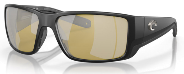 Costa Polarisationsbrille Blackfin Pro - Matte Black (Sunrise Silver Mirror 580G)