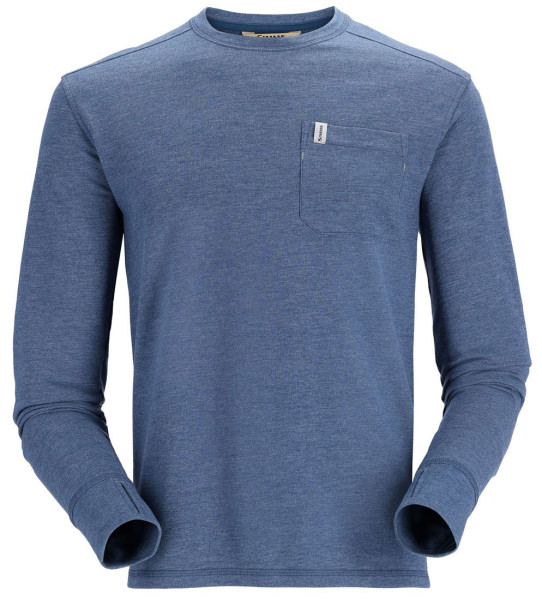 Simms Henry's Fork Crew Pullover navy heather