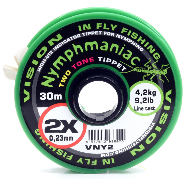 Vision Nymphmaniac Two Tone Tippet Sichthilfe