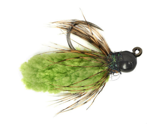 Fulling Mill Nymphe - Mop Fly Chartreuse Barbless