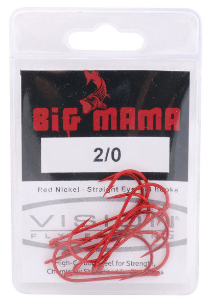 Vision Big Mama Hechthaken 2/0 red