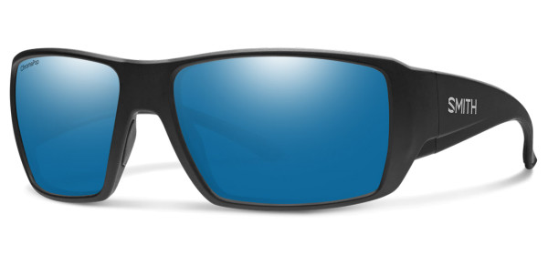 Smith Optics Polarisationsbrille Guide's Choice XL CP - Matte Black (Polar Blue Mirror)