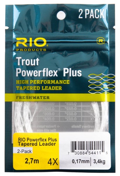 Rio Powerflex Plus Tapered Leader 2er Pack