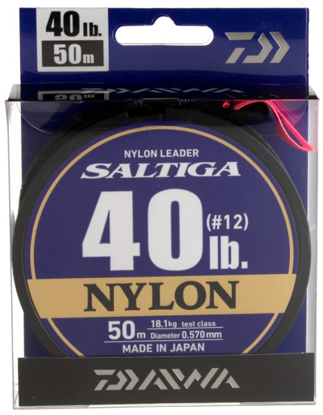 Daiwa Saltiga Nylon Leader Tippet 50 m Daiwa Saltiga Nylon Leader