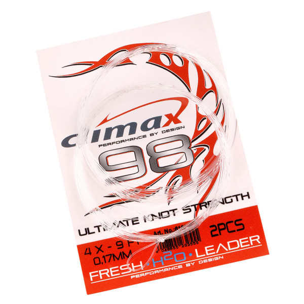 Climax 98 Trout Leader Vorfach 9ft 2er Pack