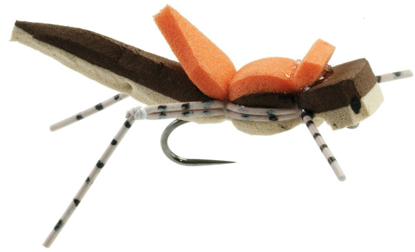 Soldarini Fly Tackle Trockenfliege - Lucky Locust brown
