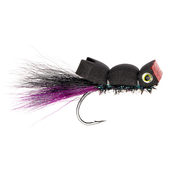Fishient H2O Streamer - Tiger Flipper Black purple & black