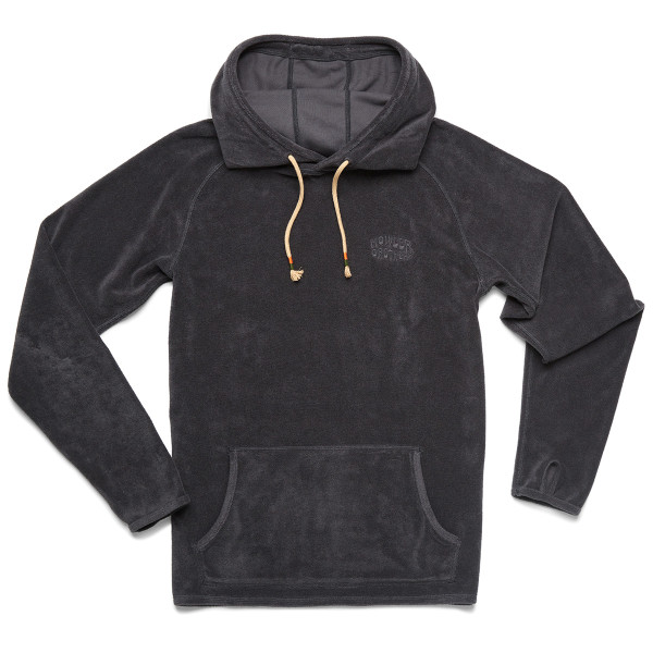 Howler Brothers Terrycloth Comfortable Hoodie - antique black