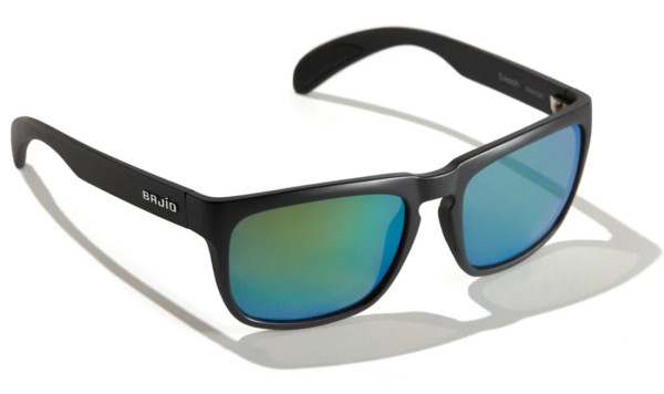 Bajio Polarisationsbrille Swash - Black Matte (Green Mirror Glass)