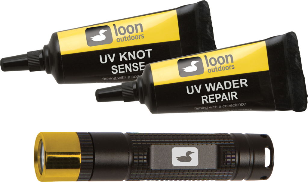Loon UV Kit, Lacke, Wachs und Kleber, Bindematerial, Fliegenbinden