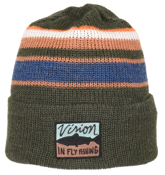 Vision Merino Stripe Beanie Mütze