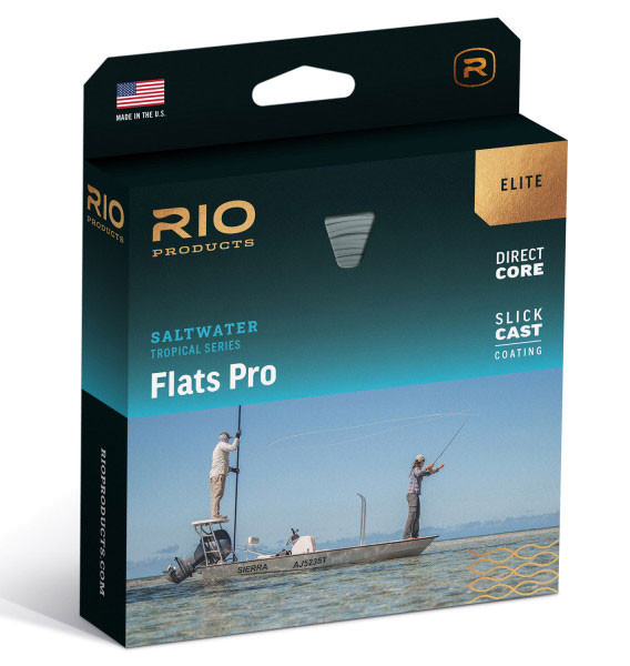 Rio Elite Flats Pro Clear Tip Saltwater Fliegenschnur Float/Intermediate