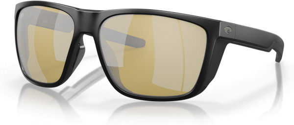 Costa Polarisationsbrille Ferg XL Matte Black (Sunrise Silver Mirror 580G)