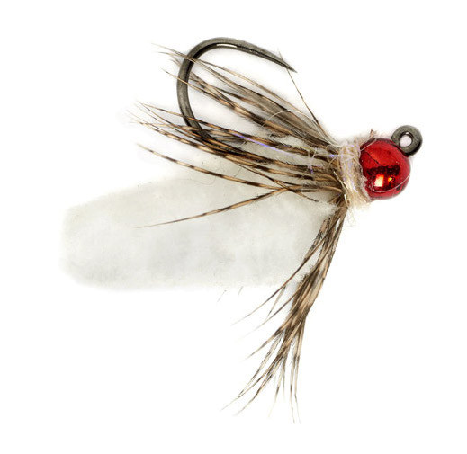 Fulling Mill Nymphe - Mop Fly White Barbless