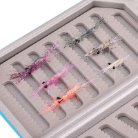 Seatrout & Freshwater UV Shrimp Backflohkrebs Selection Fliegenset