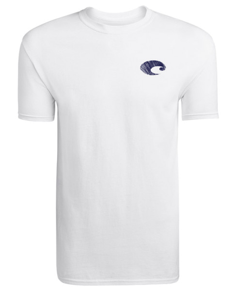 Costa Logo Oak Elements T-Shirt blue/white