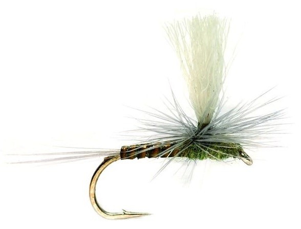 Fulling Mill Trockenfliege - Quill Parachute Olive Dun