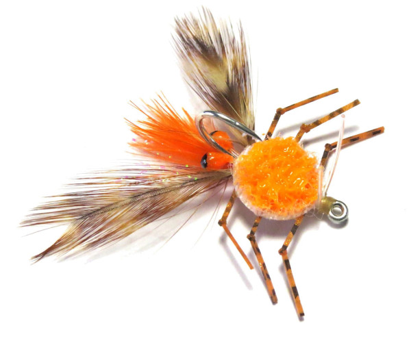 Fishient H2O Salzwasserfliege - Epoxy Crab orange