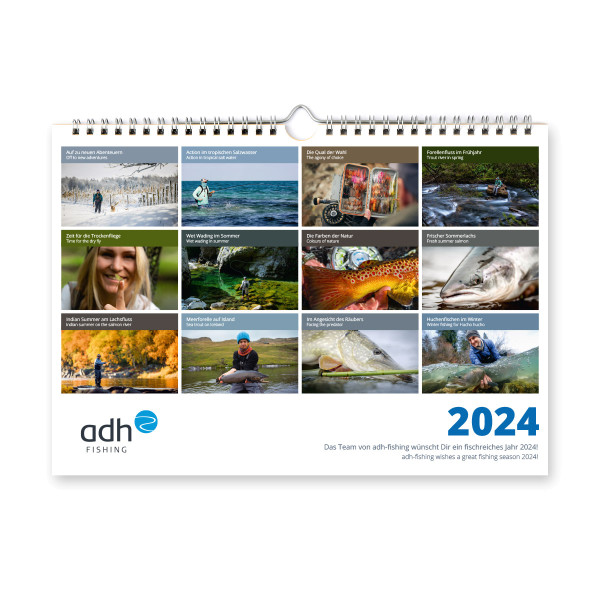 adh-fishing Wandkalender 2024