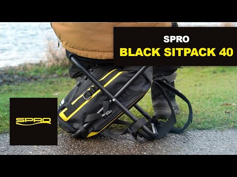 SPRO wasserdichter 40 Liter Rucksack mit Stuhl SITPAK 40