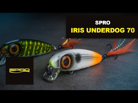 Gamakatsu Spro Wobbler Iris Underdog Hardlure Slow Floating 7 cm 13 g