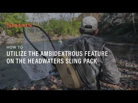 Simms Headwaters Sling Pack Water-Resistant Tasche Hickory
