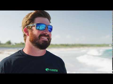 Costa Polarisationsbrille Reefton Blackout (Blue Mirror 580G)