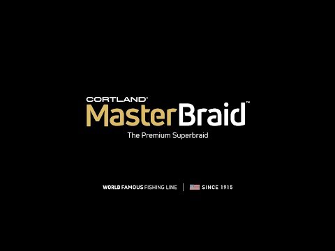 Cortland Backing Master Braid 150 YDS geflochtene Schnur yel
