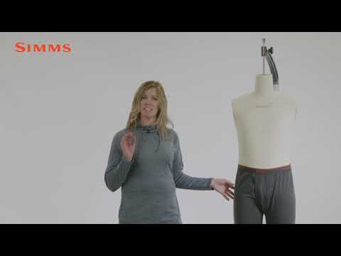Simms Lightweight Baselayer Bottom Unterhose carbon