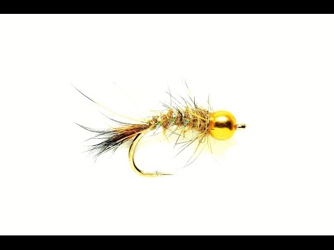 Fulling Mill Nymphe - Gold Nugget Hare Ear Oilve