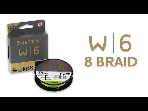 Westin W6 8 Braid geflochtene Schnur lime punch