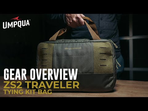 Umpqua ZS2 Traveler Fly Tying Kit Bag Bindetasche olive
