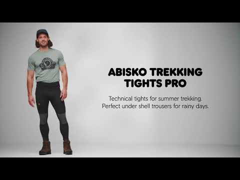 Fjällräven Abisko Trekking Tights Pro M black-iron grey