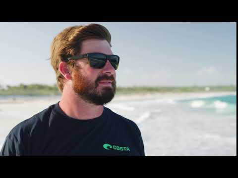 Costa Polarisationsbrille Slack Tide Black/Shiny Tortoise (Green Mirror 580P)