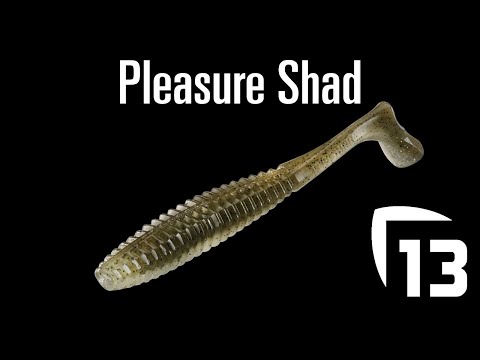 13 Fishing Pleasure Shad Gummifisch 11,4 cm 6er Set