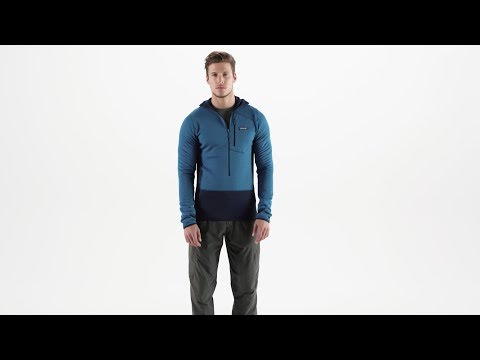 Patagonia R1 Fleece Pullover Hoody BLK