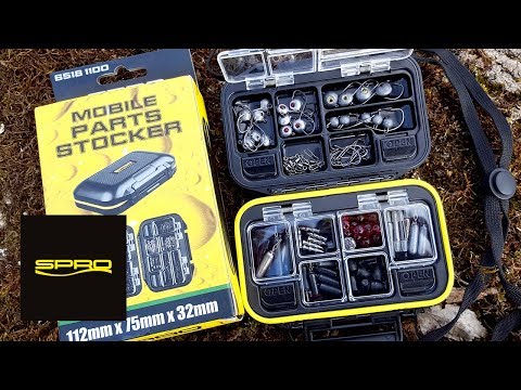 Spro wasserdichte Kleinteilebox Mobile Parts Stocker 11,2 x 7,5 x 3,2 cm Tackle Box