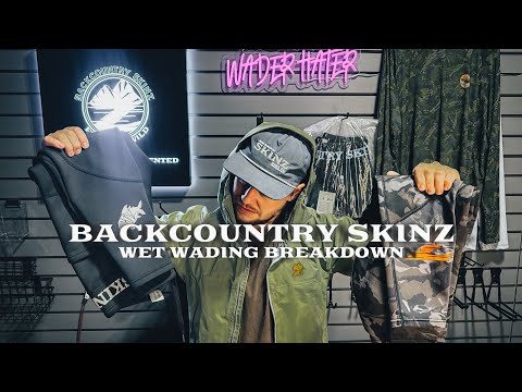 Backcountry Skinz AIRBLITZ™ Perforated Neoprene Wet Wading Leggings Unisex Pitch Black