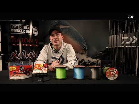 Daiwa J-Braid Grand X8E chartreuse 8 - Fach geflochtene Schnur von Großspule