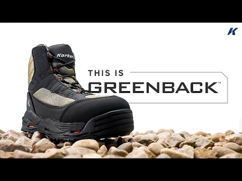 Korkers Watschuh Greenback inkl. Filz Wechselsohle